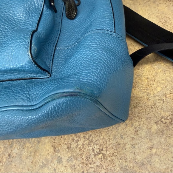 Coach West River Blue full size Backpack - Picture 11 of 12